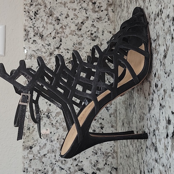 Schutz Juliana cage stilleto heels US sz 9.5 - Picture 5 of 10